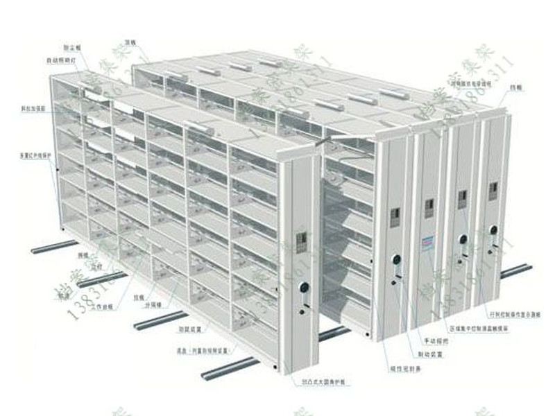 克拉瑪依檔案局用智能型密集架
